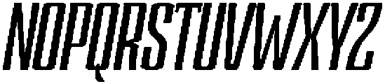 Devonika Bold Slanted otf (700) Font UPPERCASE