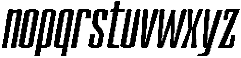 Devonika Bold Slanted otf (700) Font LOWERCASE