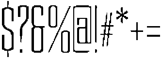 Devonika Condensed otf (400) Font OTHER CHARS