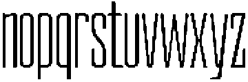 Devonika Condensed otf (400) Font LOWERCASE