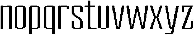 Devonika Expanded otf (400) Font LOWERCASE