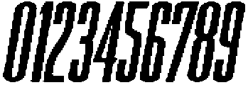 Devonika Extra Bold Slanted Condensed otf (700) Font OTHER CHARS