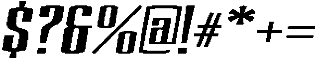 Devonika Extra Bold Slanted Expanded otf (700) Font OTHER CHARS