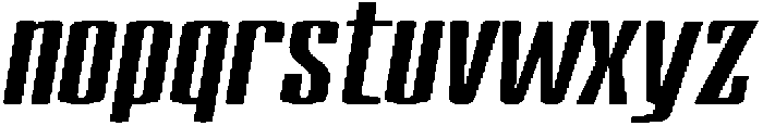 Devonika Extra Bold Slanted Expanded otf (700) Font LOWERCASE