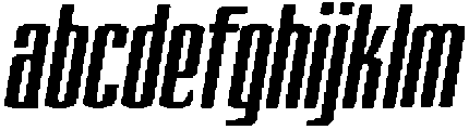 Devonika Extra Bold Slanted otf (700) Font LOWERCASE