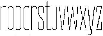 Devonika Extra Light Condensed otf (200) Font LOWERCASE