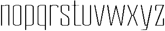 Devonika Extra Light Expanded otf (200) Font LOWERCASE