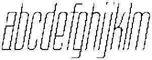 Devonika Extra Light Slanted Condensed otf (200) FONT