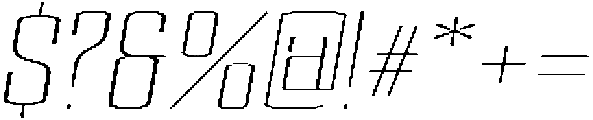 Devonika Extra Light Slanted Expanded otf (200) Font OTHER CHARS