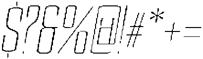 Devonika Extra Light Slanted otf (200) Font OTHER CHARS