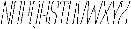 Devonika Extra Light Slanted otf (200) Font UPPERCASE