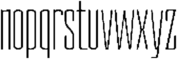 Devonika Light Condensed otf (300) Font LOWERCASE