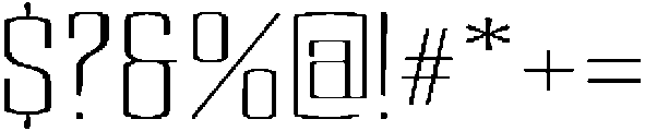 Devonika Light Expanded otf (300) Font OTHER CHARS