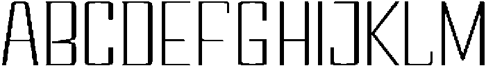 Devonika Light Expanded otf (300) Font UPPERCASE