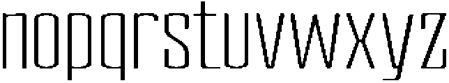 Devonika Light Expanded otf (300) Font LOWERCASE