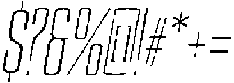 Devonika Light Slanted Condensed otf (300) Font OTHER CHARS
