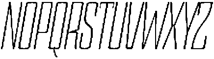 Devonika Light Slanted Condensed otf (300) Font UPPERCASE
