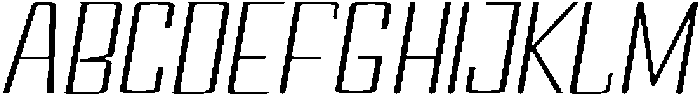 Devonika Light Slanted Expanded otf (300) Font UPPERCASE