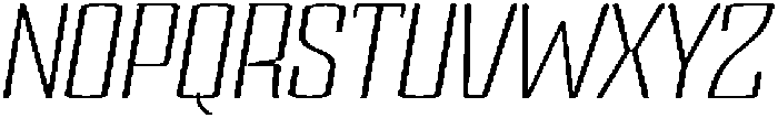 Devonika Light Slanted Expanded otf (300) Font UPPERCASE