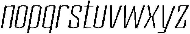 Devonika Light Slanted Expanded otf (300) Font LOWERCASE