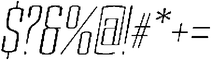 Devonika Light Slanted otf (300) Font OTHER CHARS