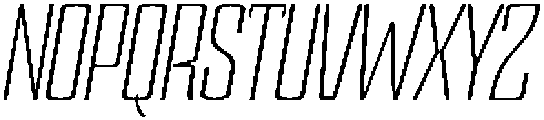 Devonika Light Slanted otf (300) Font UPPERCASE