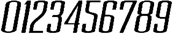 Devonika Medium Slanted Expanded otf (500) Font OTHER CHARS