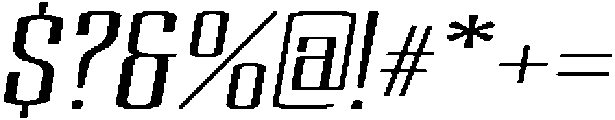 Devonika Medium Slanted Expanded otf (500) Font OTHER CHARS
