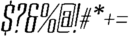 Devonika Medium Slanted otf (500) Font OTHER CHARS