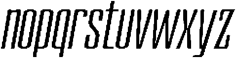 Devonika Medium Slanted otf (500) Font LOWERCASE