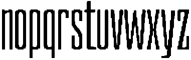 Devonika Semi Bold Condensed otf (600) Font LOWERCASE