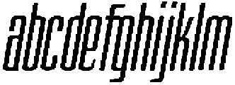 Devonika Semi Bold Slanted Condensed otf (600) FONT