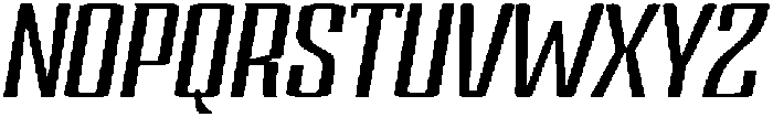 Devonika Semi Bold Slanted Expanded otf (600) Font UPPERCASE