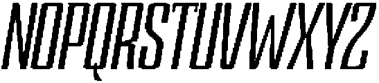 Devonika Semi Bold Slanted otf (600) Font UPPERCASE
