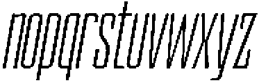 Devonika Slanted Condensed otf (400) Font LOWERCASE