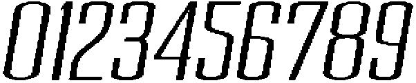 Devonika Slanted Expanded otf (400) Font OTHER CHARS