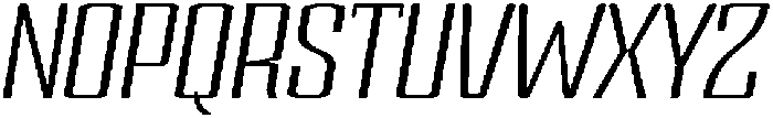 Devonika Slanted Expanded otf (400) Font UPPERCASE