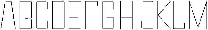 Devonika Thin Expanded otf (100) Font UPPERCASE