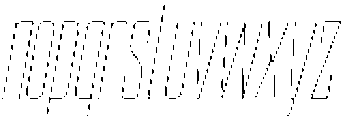 Devonika Thin Slanted Condensed otf (100) Font LOWERCASE