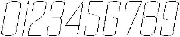 Devonika Thin Slanted Expanded otf (100) Font OTHER CHARS