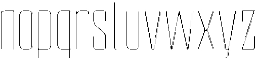 Devonika Thin otf (100) Font LOWERCASE
