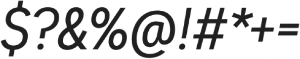 Dexa Pro Narrow Regular Italic otf (400) Font OTHER CHARS