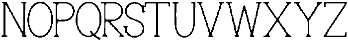 Dexice ttf (400) Font UPPERCASE