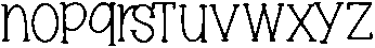 Dexice ttf (400) Font LOWERCASE