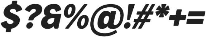 Dexperdy Bold Italic otf (700) Font OTHER CHARS