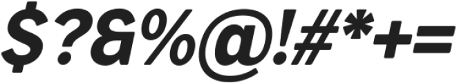 Dexperdy SemiBold Italic otf (600) Font OTHER CHARS