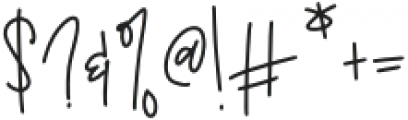 Dexter Signature Font Regular otf (400) Font OTHER CHARS