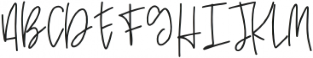 Dexter Signature Font Regular otf (400) Font UPPERCASE