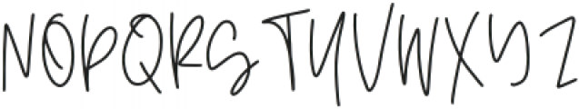 Dexter Signature Font Regular otf (400) Font UPPERCASE