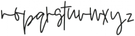 Dexter Signature Font Regular otf (400) Font LOWERCASE